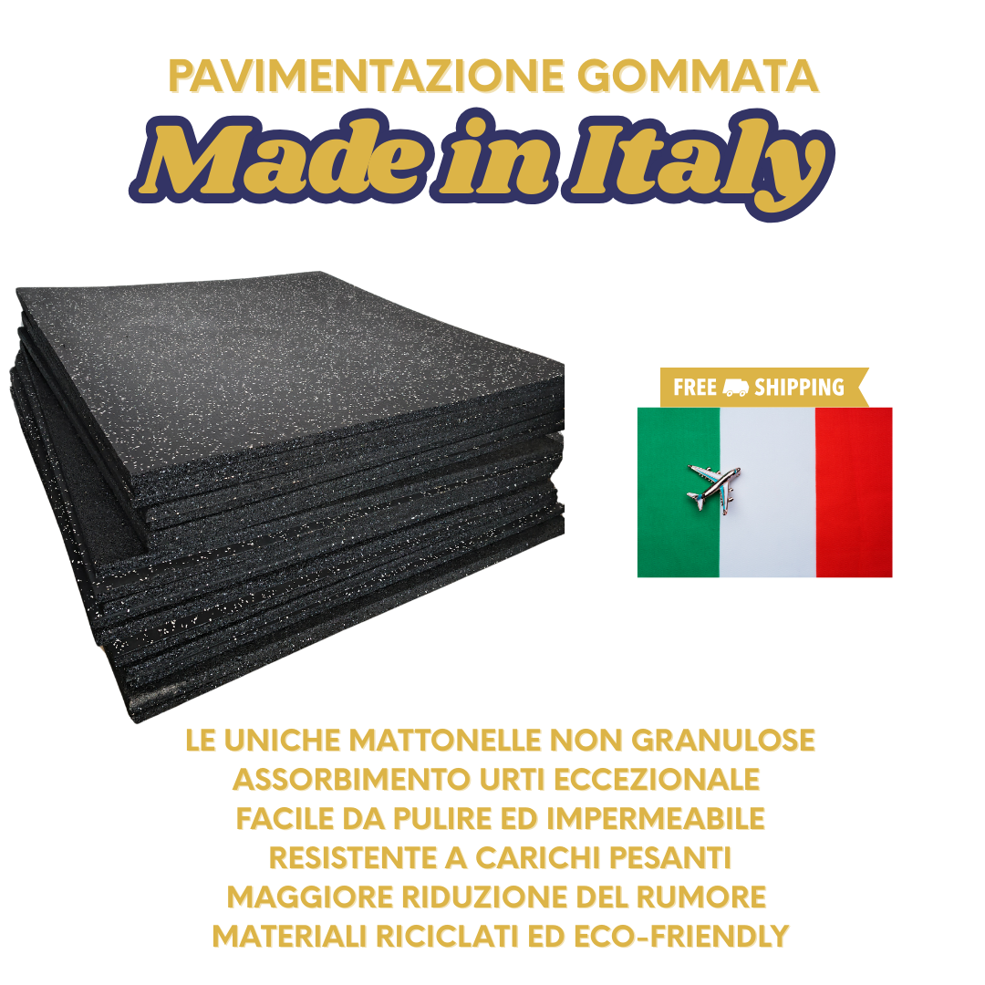 La pavimentazione gommata perfetta: qualità Made in Italy